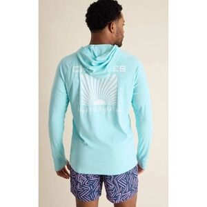 Chubbies Kind of A Big Teal Swim Hoodie New with Tags Mens